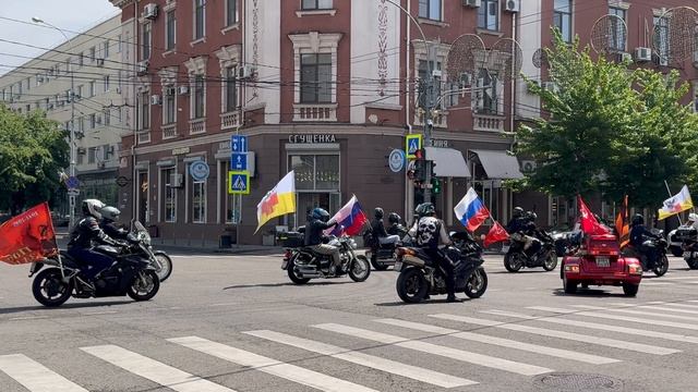 Мотопробег Краснодар 9 мая