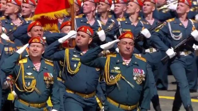 Парад в честь 80-летия Великой Победы. МЧС.