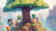 Рубим 🌳 Дерево в Майнкрафт: Начало 🛠️ Нашего Путешествия!