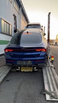 Отправка KIA K5 во Владивосток