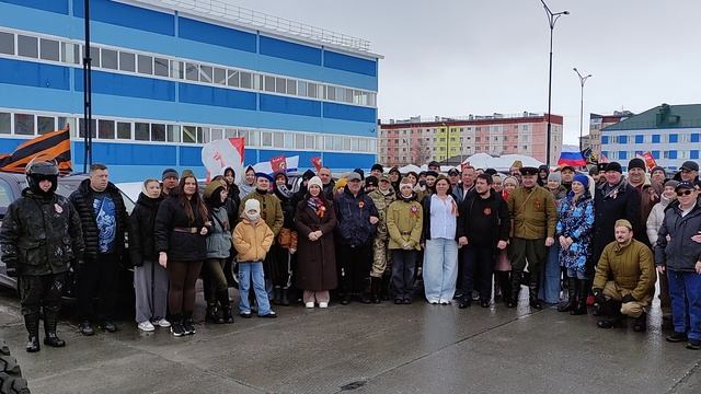 3. Автопробег посвященный 80-летию победы Советского союза в Великой Отечественной войне п.Пангоды