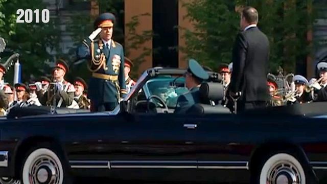 Все парады Победы в Москве за 80 секунд