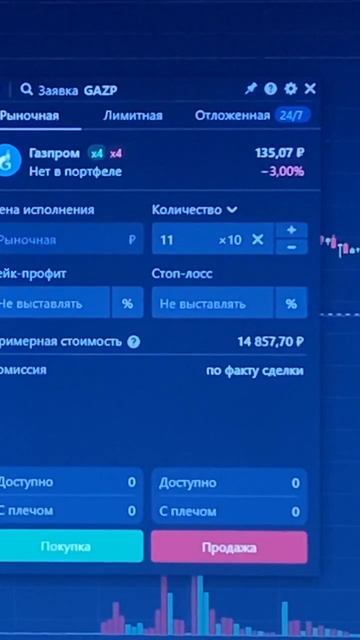 ОТКРЫТИЕ ШОРТОВОЙ ПОЗИЦИИ 📈 #трейдинг #трейдингобуче