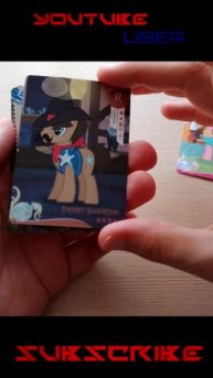 Карточки Kayou My little pony распаковка обзор 4