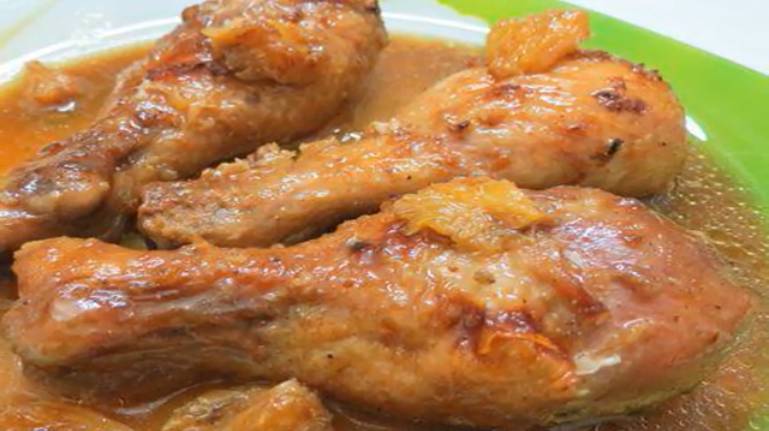 Куриные голени в апельсиновом маринаде