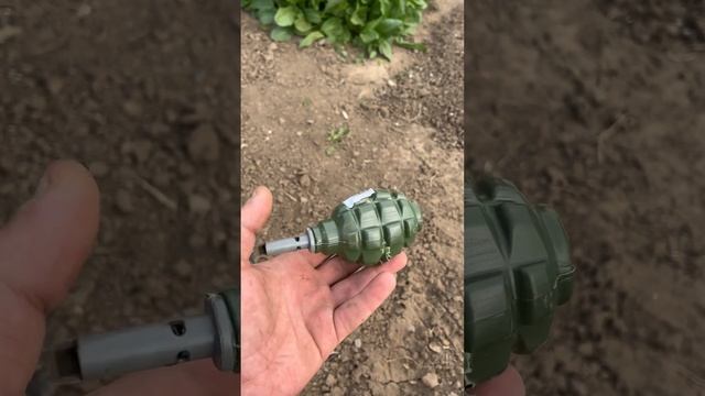 Обзор страйкбольных гранат на своем участке😁