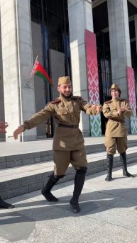 🔴 Лезгинка в военном костюме 🔥 #победа #9мая #кавказцы #азербайджа