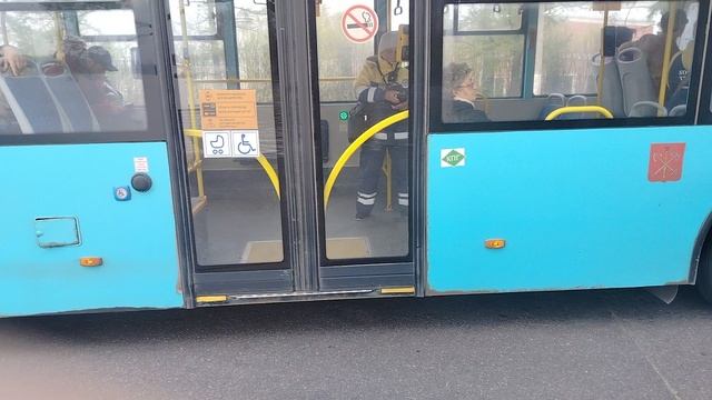 10 мая 2025 г. Автобус 325 маршрут Волгабас 5270.G4 6588 Колпино Бульвар Свободы