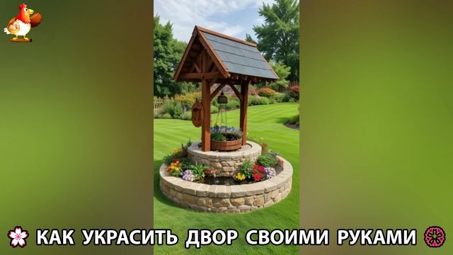 Как украсить двор дома фото идеи (485) 🏡 для дачи и сада своими руками 🌷🪻🌺💮