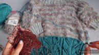 НОВЫЙ ПРОЦЕСС ВЯЗАНИЯ. КРАСИВЫЙ УЗОР НА ДЖЕМПЕР