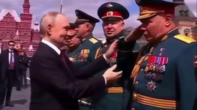 На Параде Победы, где Наш Герой РФ разнервничался, Владимир Путин вмешался и разрядил обстановку