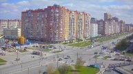 Веб-камера на перекрёстке Богатырского и Туристской, Санкт-Петербург