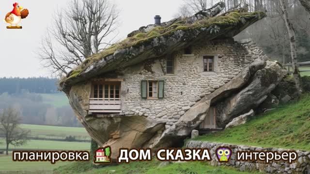 Сказочный дом мечты – 3D идея для вдохновения с планировкой и интерьером 🏡🏚️🏠 вариант (166)