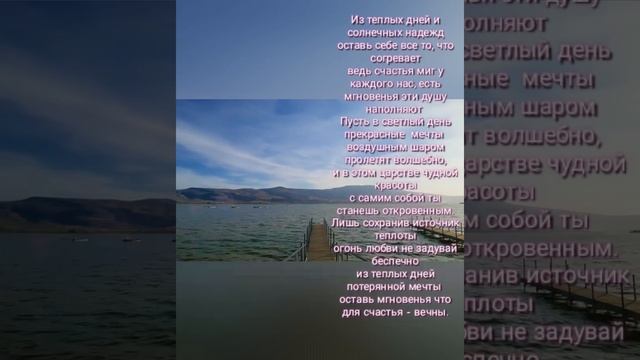 💮🌼🌸Мгновенья солнечной мечты ☀️🏝️⛵🌊🐬#видеостихи #мечта