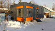 Просторная баня в стиле LOFT 5х8 метра в г. Когалым