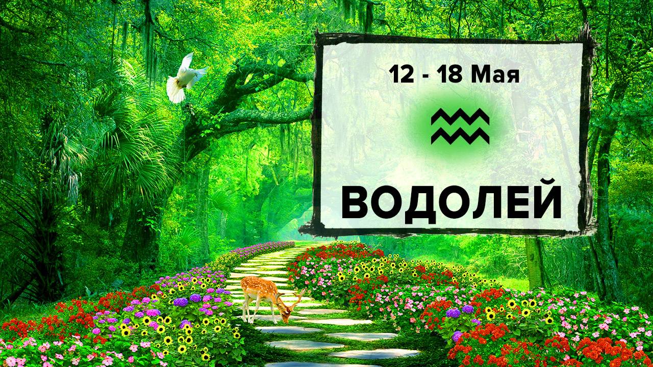 ВОДОЛЕЙ ♒ 12 - 18 Мая 2025 | Расклад таро на неделю для знака Зодиака Водолей