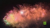 الألعاب النارية تزين سماء موسكو بمناسبة الذكرى الـ80 لعيد النصر على النازية