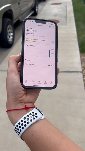 Америка.Таксуем.DoorDash. Dasher.Сколько можно заработать #shor