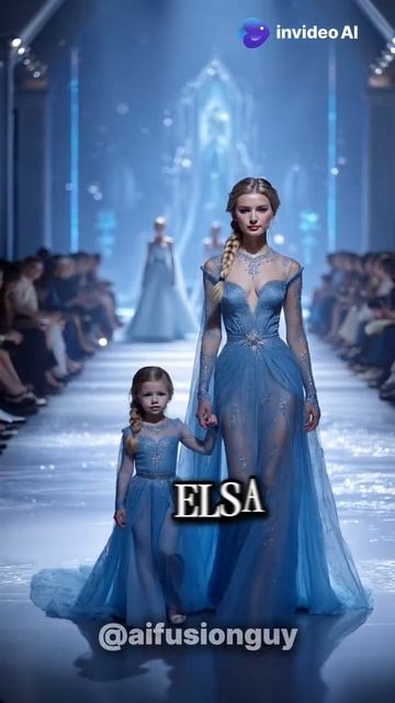 Disney Princess daughter duo fashion show