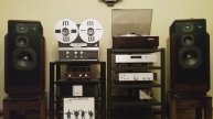 Denon DP-59L. Ortofon MC Rondo Bronze. EAR-834P Deluxe. Rotel RA-1060. Revox Agora B MkII.