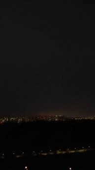 Первая ночная гроза в Москве