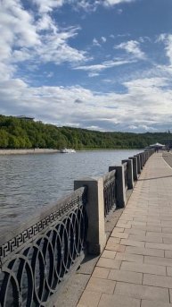 Обзор Москвы с велосипеда.Лужнецкая набережная 2025