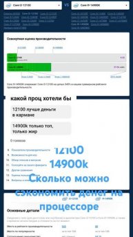 12100 бюджета против 14900k, всего лишь мощнее на 345% а дорож?
