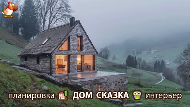 Сказочный дом мечты – 3D идея для вдохновения с планировкой и интерьером 🏡🏚️🏠 вариант (167)