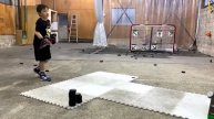 BlazePod Hockey Workout Slapshot & One Timer Passer Practice
