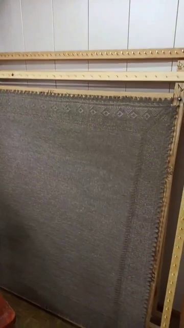 Растяжка на пяльцах #shortsvideo #shortsyoutube #knitting #оренбург #croch