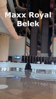 Maxx Royal Belek Golf Resort: Ресепшн и лобби