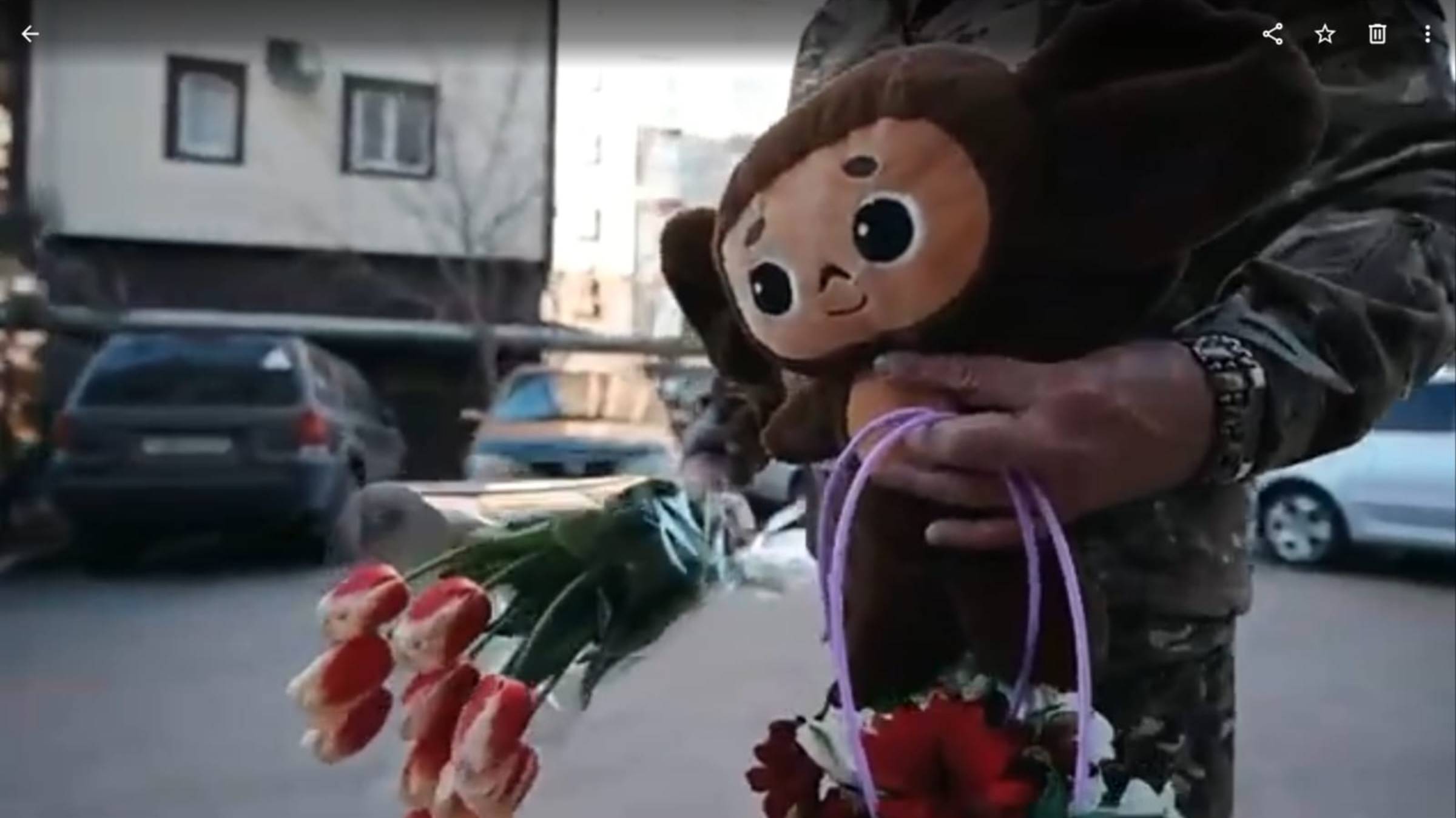 Астраханский боец СВО и Чебурашка 🇷🇺⭐✨