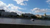 Прогулка по набережной Москвы реки от Нескучного сада к Андреевскому мосту .Парк Горького