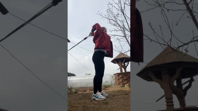 Тренировка на даче 2 #shorts