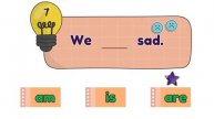 AM IS ARE _ Verb to be _ Game for kids (360p)