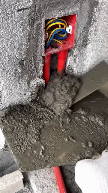 Close the cable holes in the wall #shorts