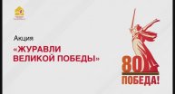 Состоялась патриотическая акция «Журавли Великой Победы»