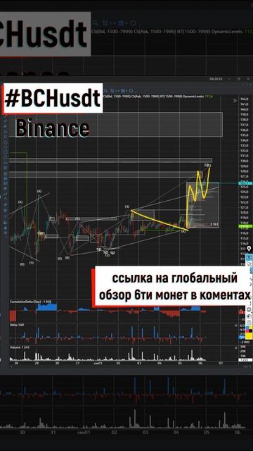 Биткоин Кеш конец роста  Падение на 100  06.09.2022