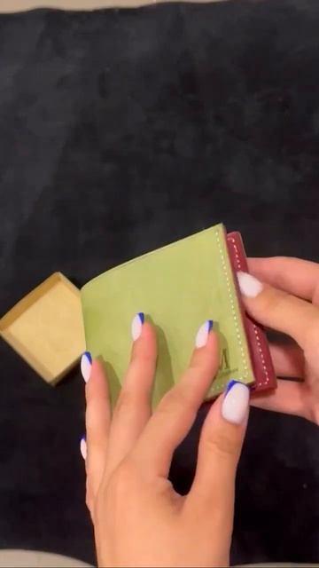Оливковое-малиновый бифолд 🔥🔥🔥ЦЕНА: 1500 рублей