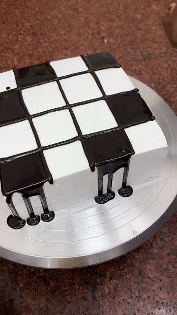 Chessboard cake design #shortsfeed #shorts #trending #chess #chessboardcake #cake