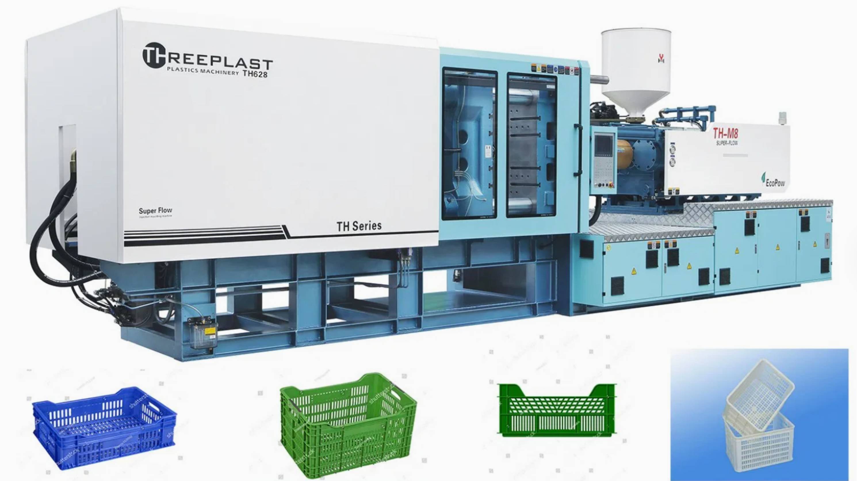 Производство фруктовых ящиков на ТПА Threeplast