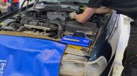VOLVO S70. Замена масел и промывка СОЛЬВЕНТОМ.