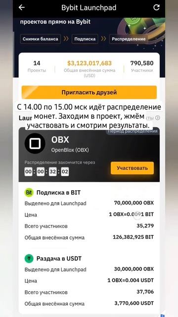 Как можно заработать в Launchpad на бирже ByBit ЧАСТЬ 2. Пошаг?