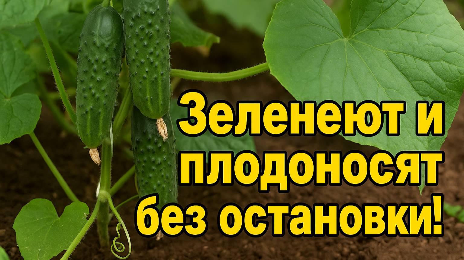 Огурцы оживают и зеленеют — всё благодаря одной банке!