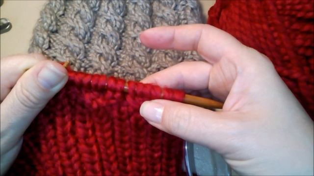 Модная шапка за вечер.  Вяжем сами. Fashionable hat with knitting needles.