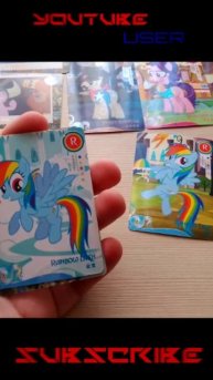 Карточки Kayou My little pony распаковка обзор 9