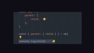 JS Destructuring in 100 Seconds