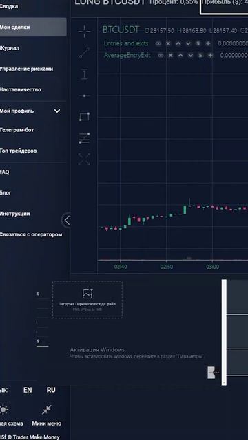 Трейдинг-скальпинг криптовалют ! #rdnscalp