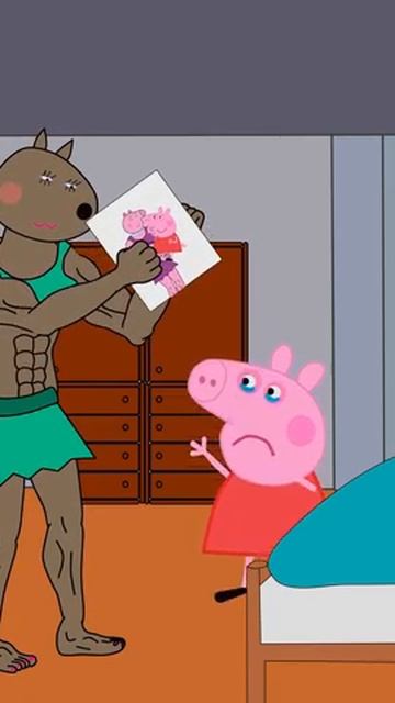Dad's New Wife.｜ Funny Horror Animation.#animation #peppapig #cartoon #funny