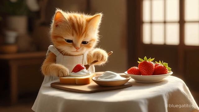 Finding Peace with this Adorable Kitten's Simple Joys